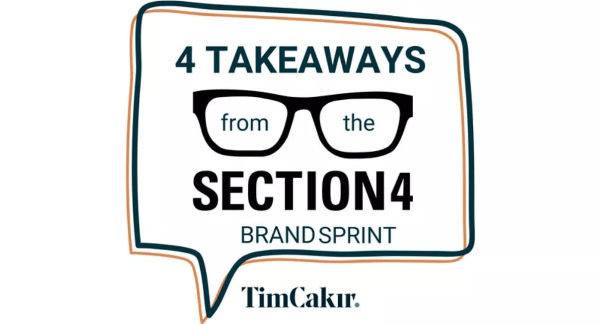 4 Takeaways from the Section 4 Brand Sprint