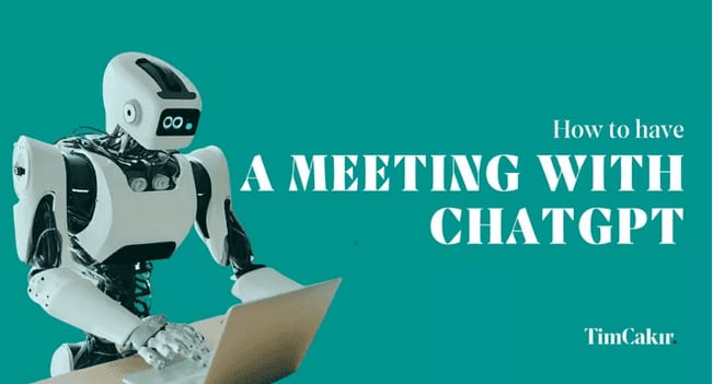 How to have a meeting with ChatGPT