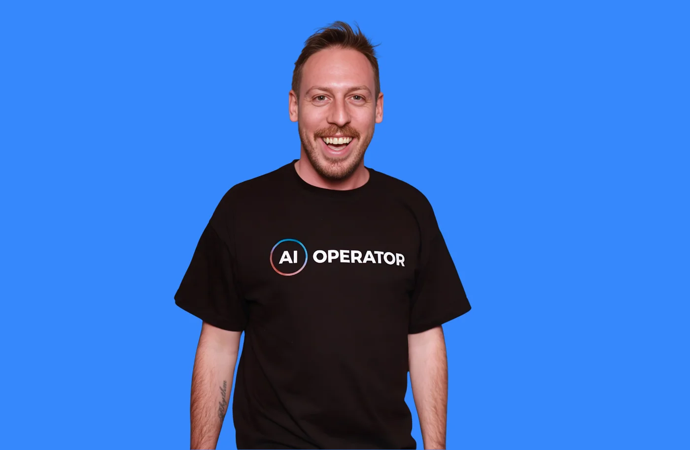 Tim Cakir on a Vivid Sky Blue background